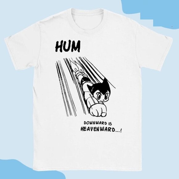 Astro Boy Anime Hum Downward Is Heavenward Retro Cartoon Character Fan T-Shirt92 - Picture 1 of 5